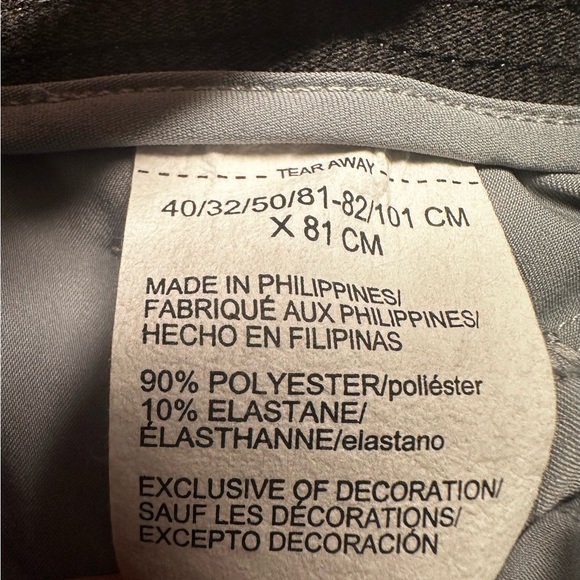 Under Armour Chino Pants Mens 40x32 Gray Stretch Golf Performance Lightweight - Picture 8 of 9